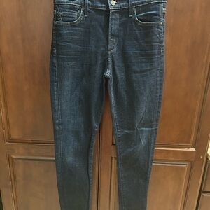 Dark Wash High Rise Skinny Jeans